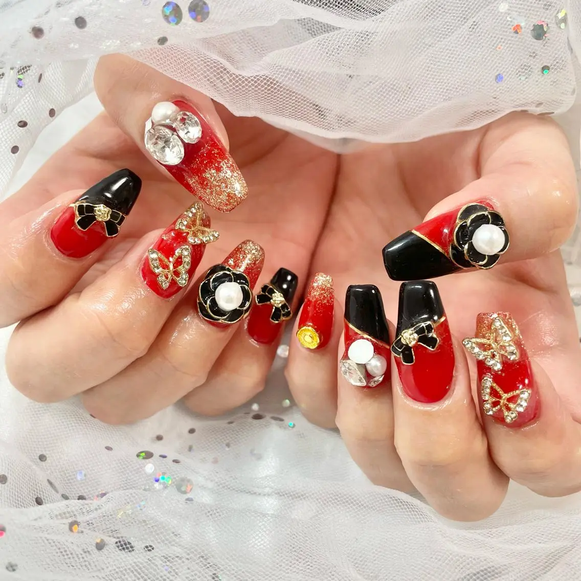 ネイル ハンドネイル フットネイル 🎀AYAKO 🎀中韓ネイルのネイルデザイン