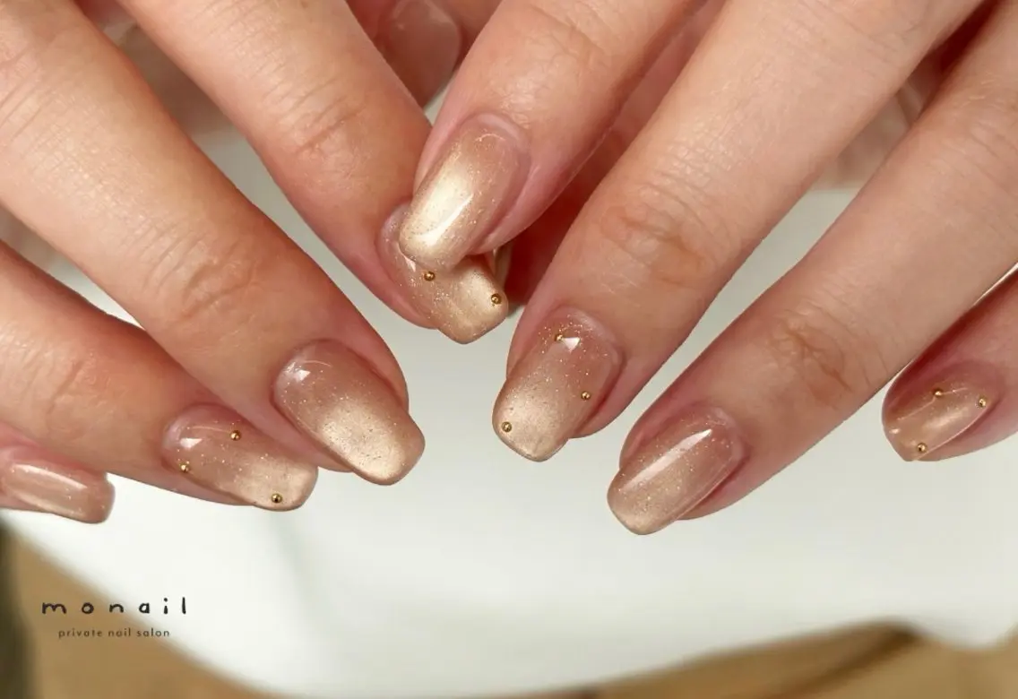 ネイル フラッシュネイル フラッシュマグ マグネットネイル nail salon monailのネイルデザイン
