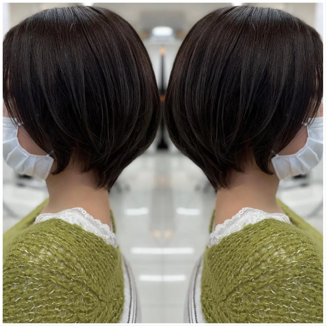 ショート カラー アディクシーカラー 透明感カラー ショートヘア カット ヘアカラー トリートメント ハタケヤマヨシキ ／BOOTHのヘアスタイル