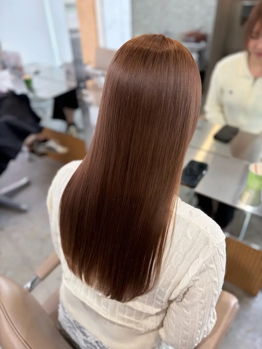 ロング ヘアカラー ⭐️透明感カラー⭐️ とうごのヘアスタイル