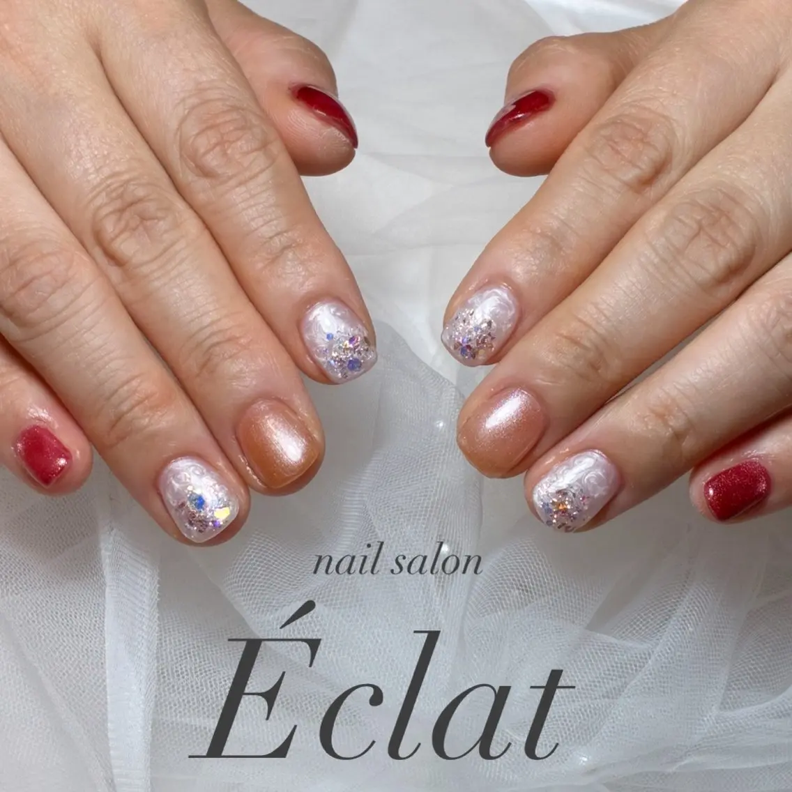 ネイル ハンドネイル nail salon Éclatのネイルデザイン