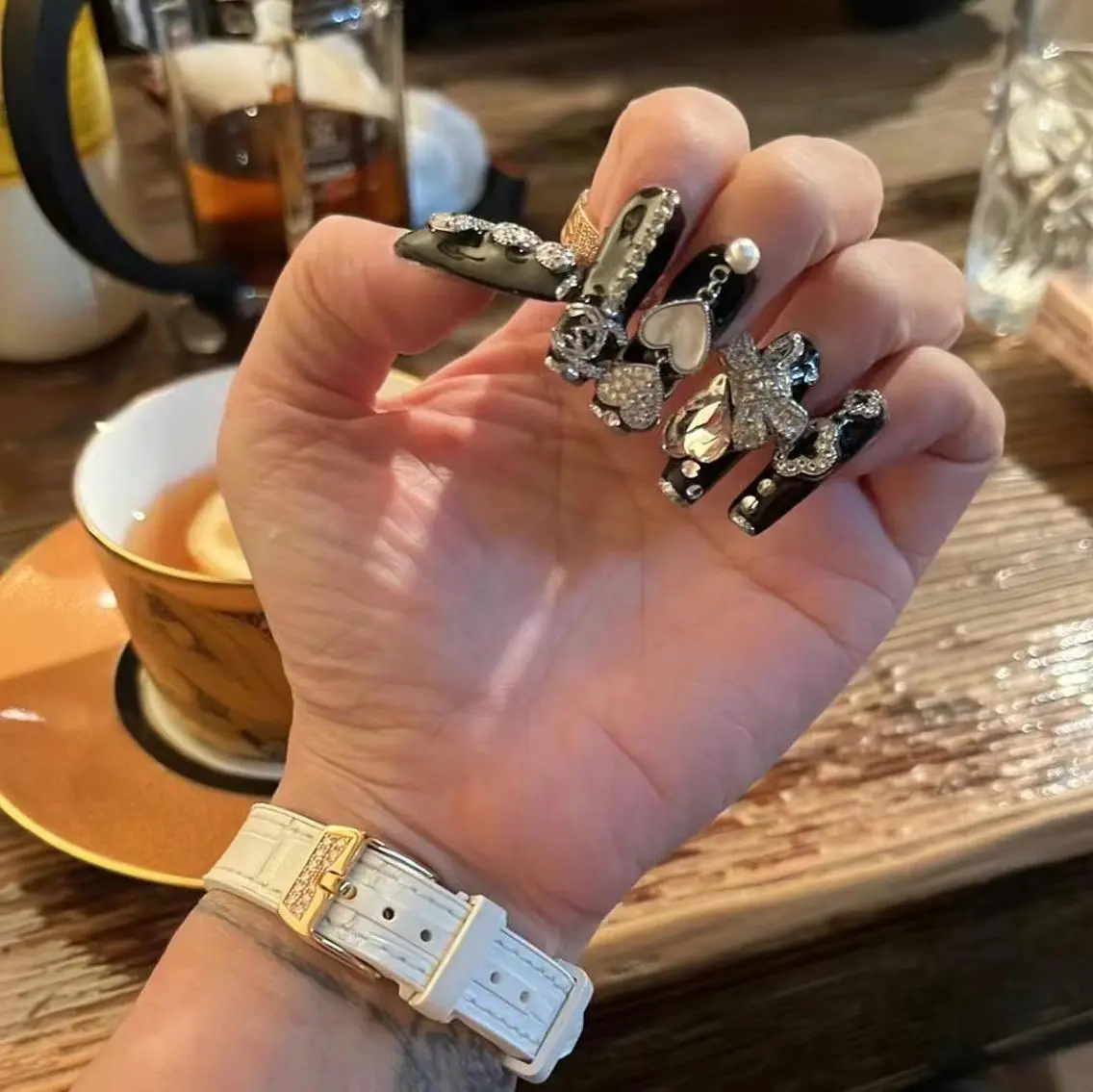 ネイル アートネイル キラキラネイル babarla Nailのネイルデザイン