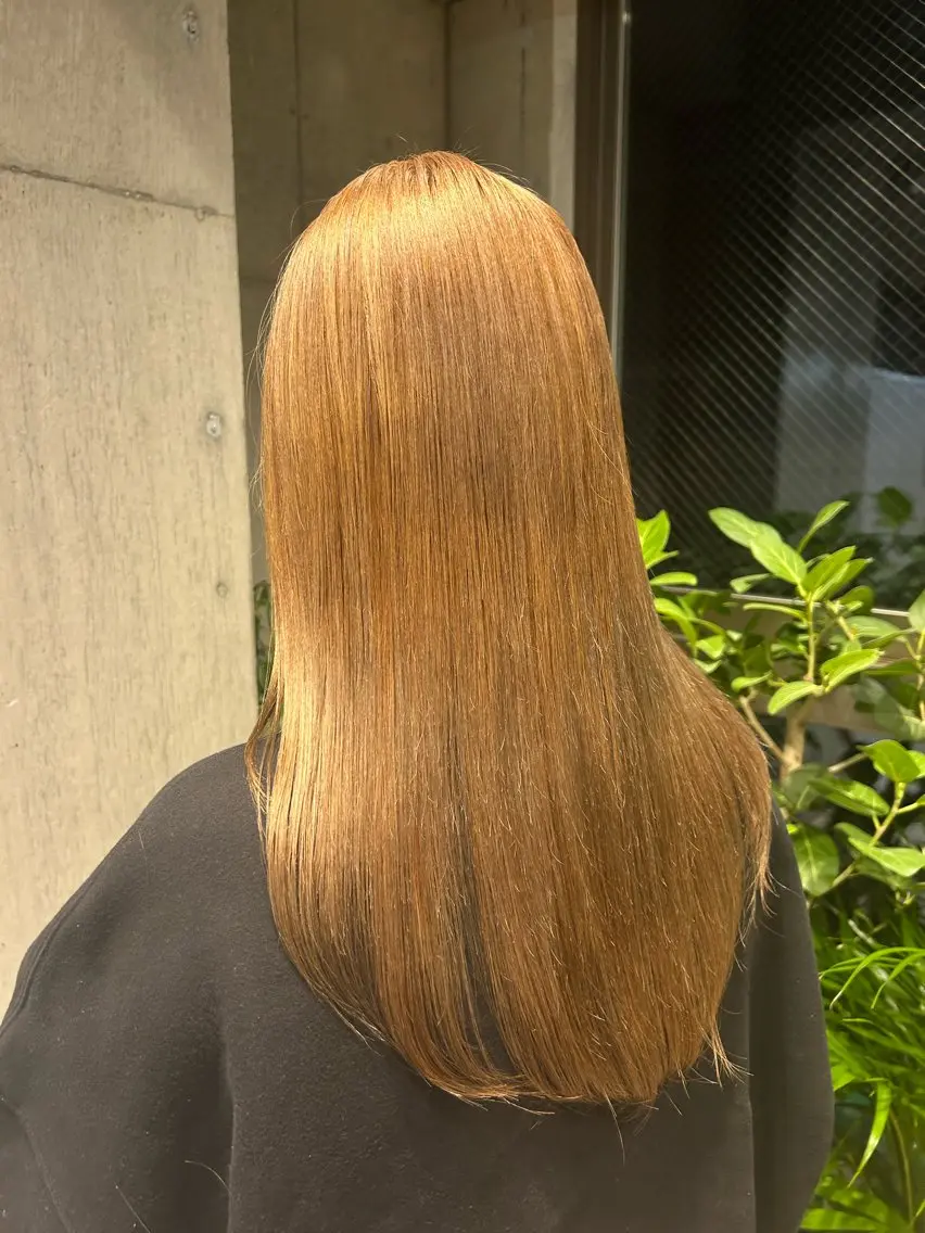 ロング カラー 🤡暖色ウルフ 🤡みさきのヘアスタイル