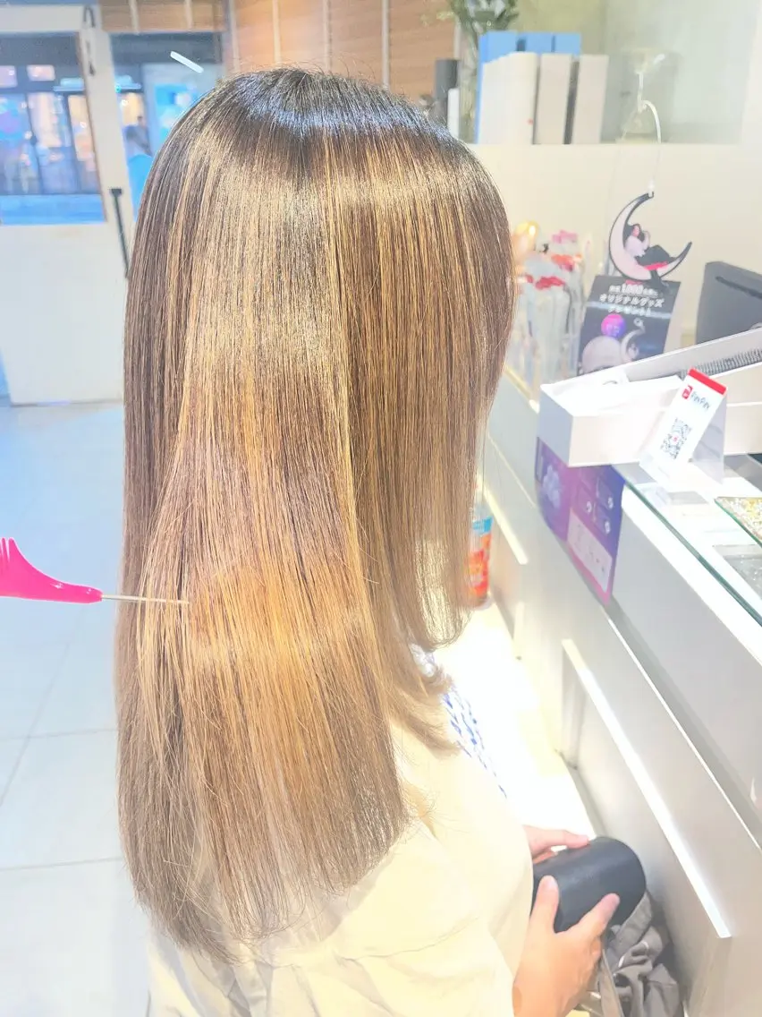 ロング 石川 心渚のヘアスタイル