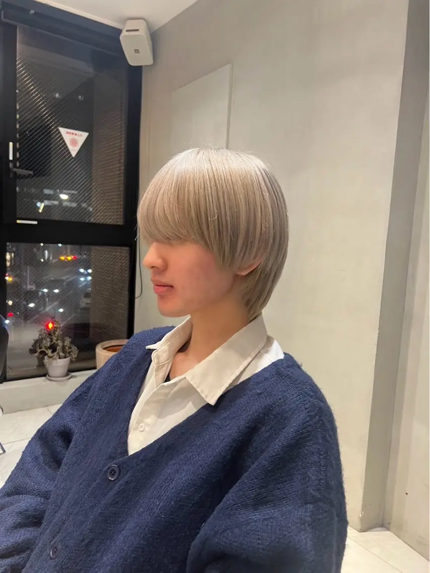 ショート カラー メンズ ショートカットカラー 💎モエのヘアスタイル