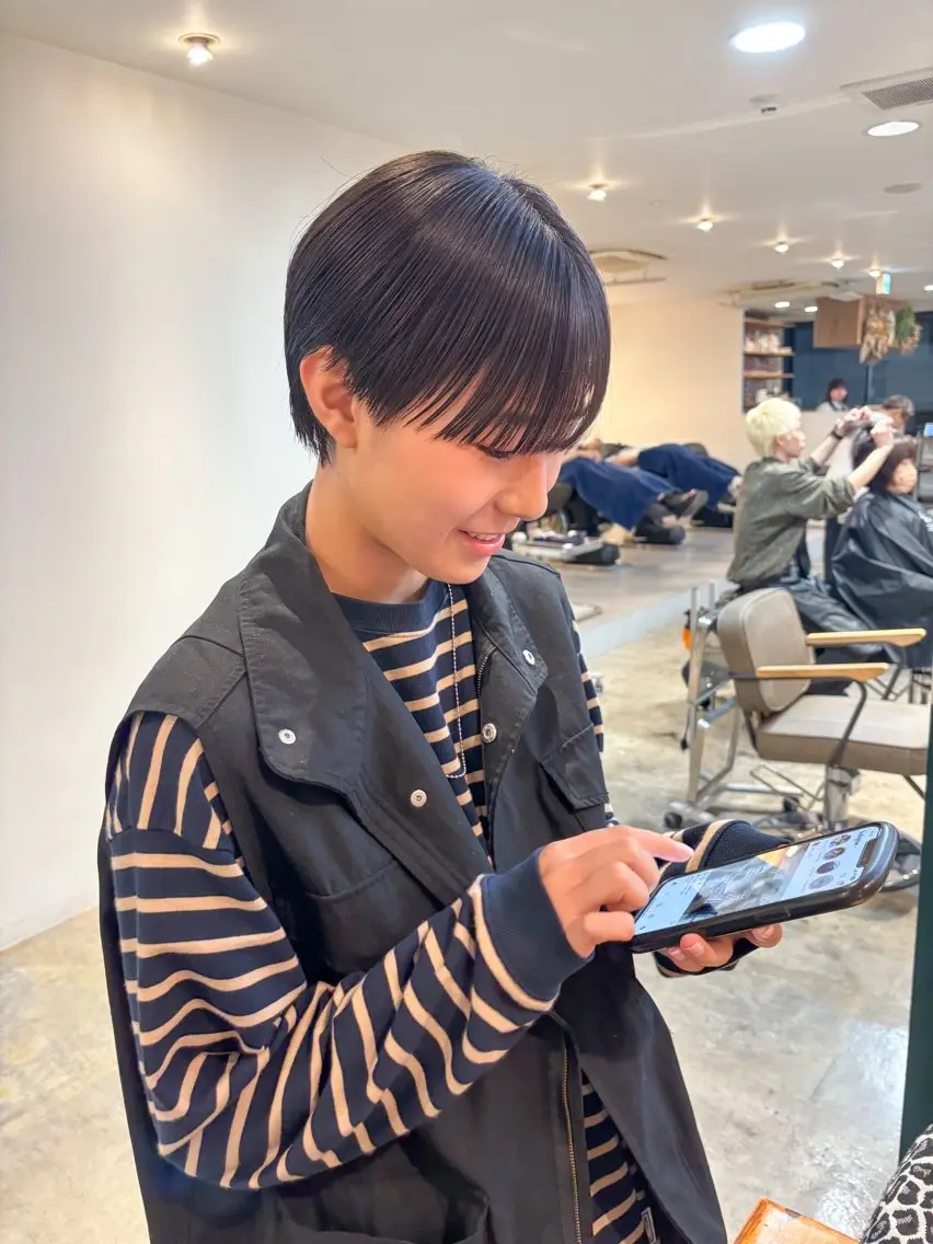 ショート カット ヘアカラー 中村瑞貴 *hairbraceのヘアスタイル