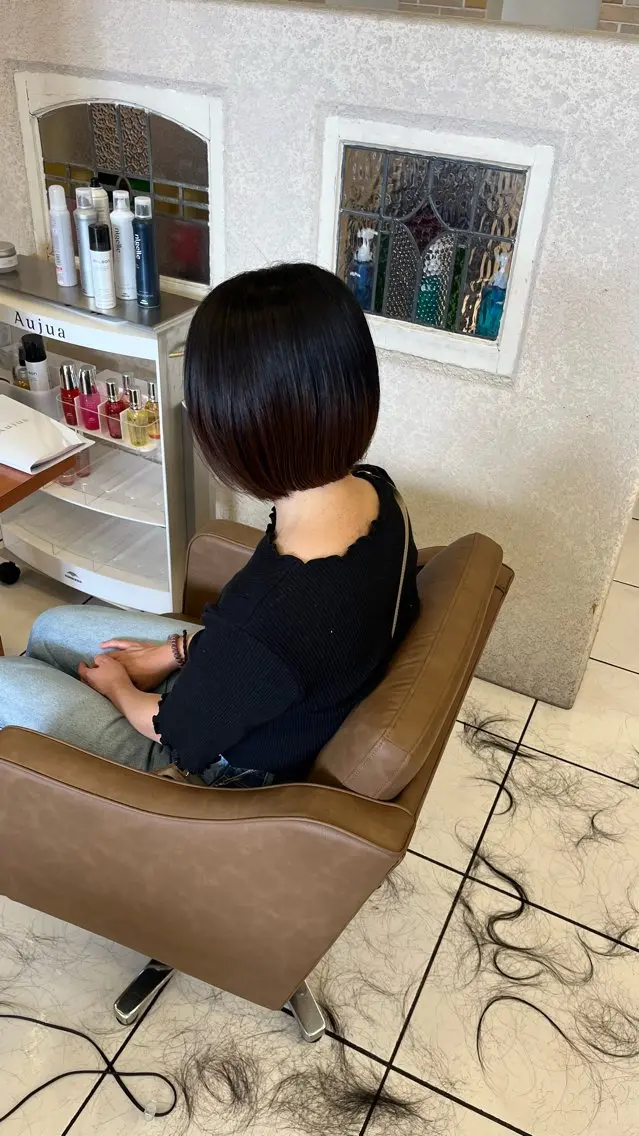 ショート カット トリートメント 🫧透明感 ×艶🫧 吉田 陽菜のヘアスタイル
