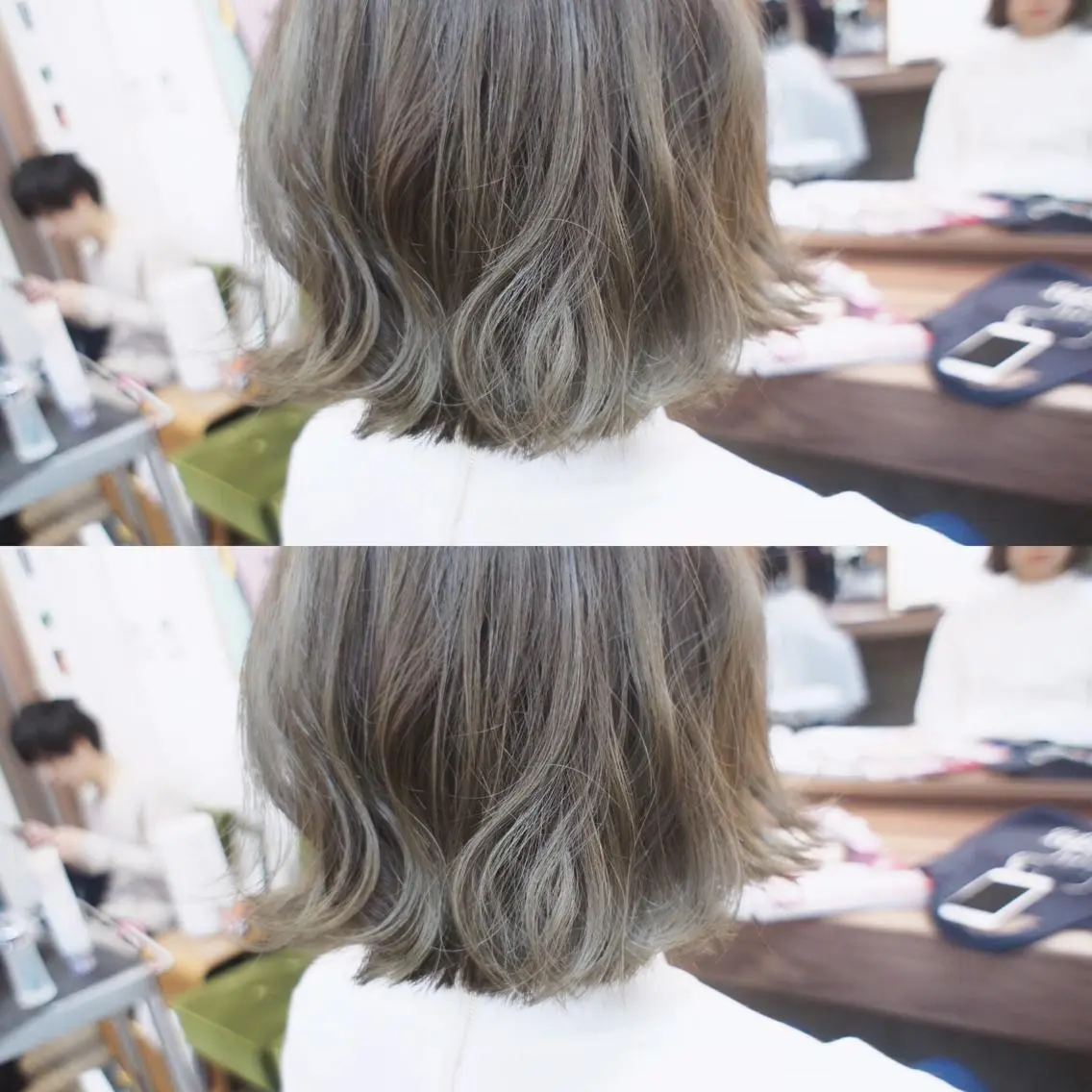 ショート カラー パーマ ヘアアレンジ 🟦髪質改善6年 💊YAMAMOTOのヘアスタイル