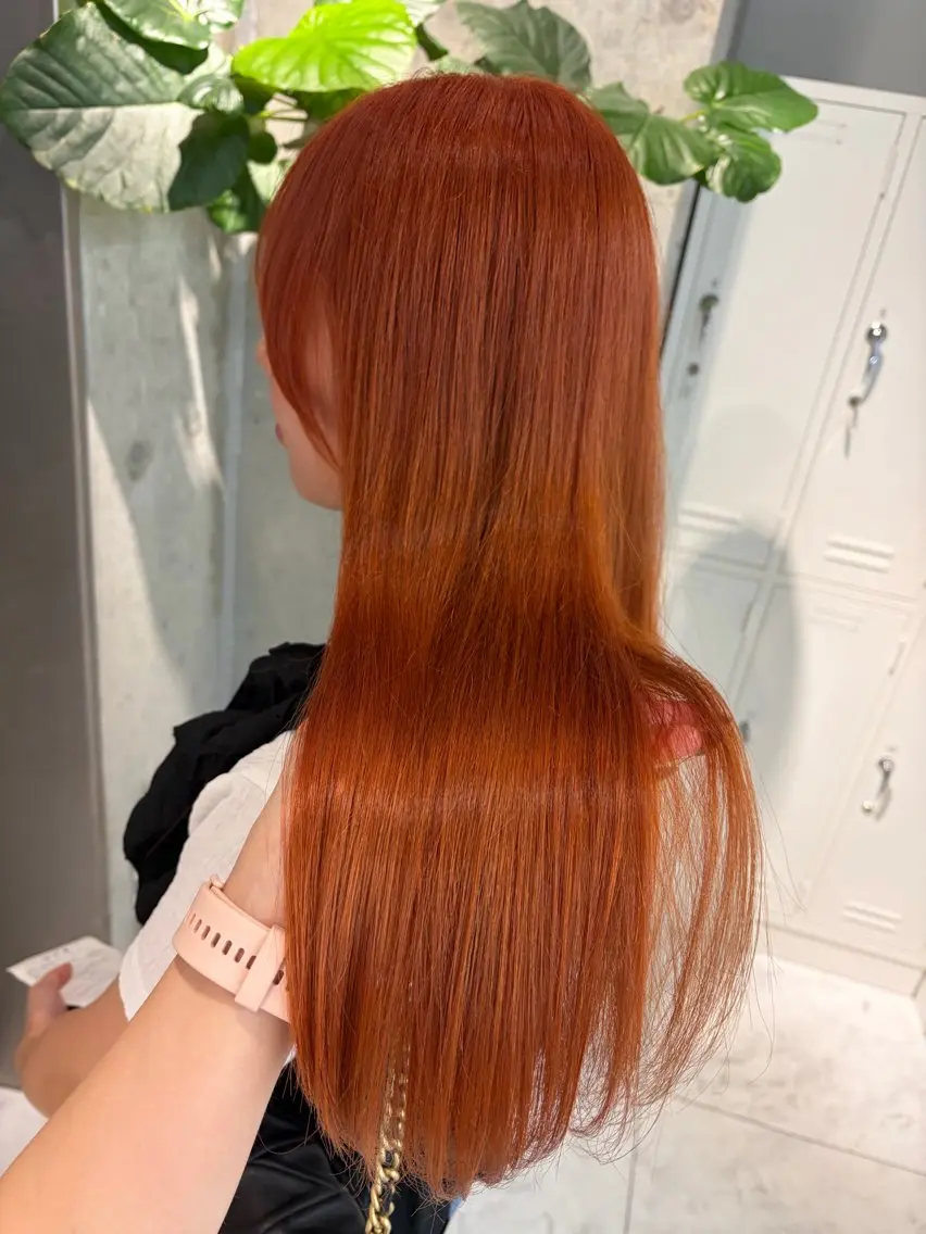 ミディアム カラー ブリーチ ボブ 韓国風ヘア レイヤーカット トリートメント ヘアカラー rina🩶 ワンホン/レイヤーのヘアスタイル