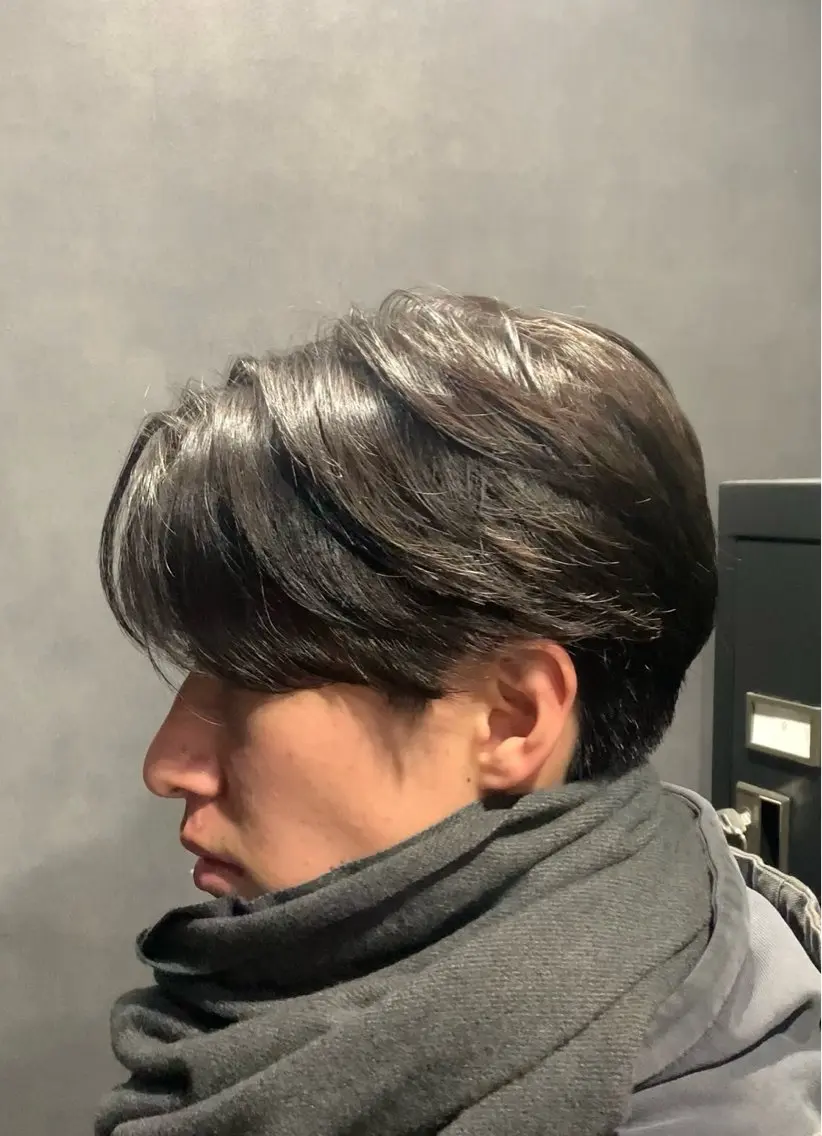 ショート カラー パーマ ハイライトカラー メッシュ ハイライト ショートヘア 縮毛矯正 福井祥太／海外風 /プードルパーマのヘアスタイル