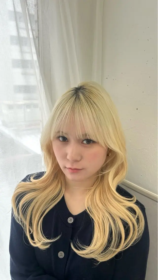 カット ❤︎REIKA❤︎ ブリーチなしWカラーのヘアスタイル