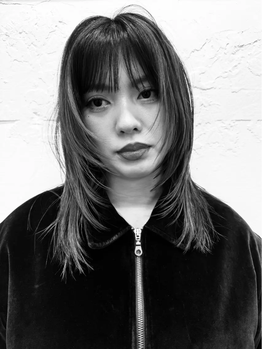 ミディアム カット トリートメント モードレイヤー/ボブ Rikuのヘアスタイル