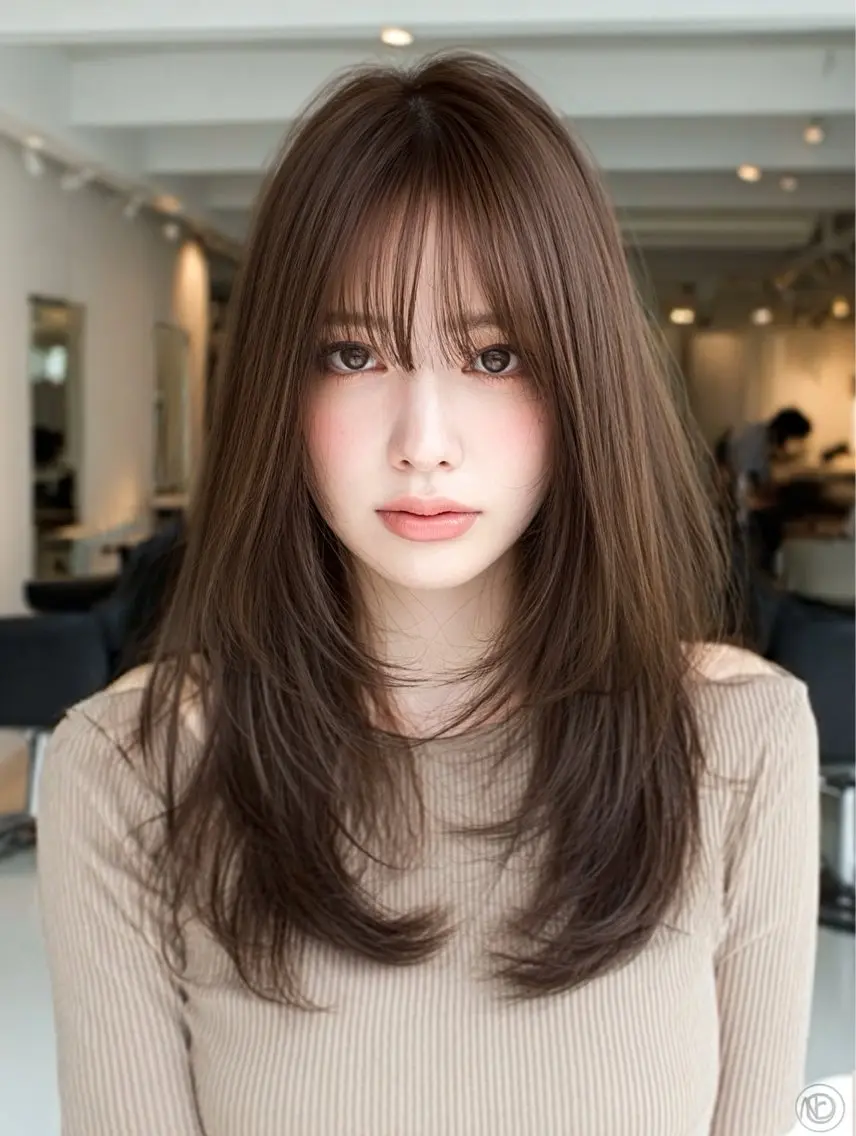 セミロング カラー カット ヘアカラー 縮毛矯正 トリートメント ✨毛髪診断で絶対綺麗 ✨美髪艶髪専門✨高浪のヘアスタイル
