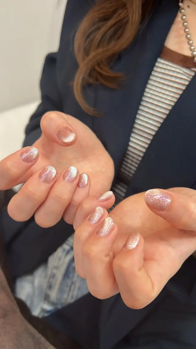 ネイル マグネットネイル Lilia nana🕊️🤍のネイルデザイン