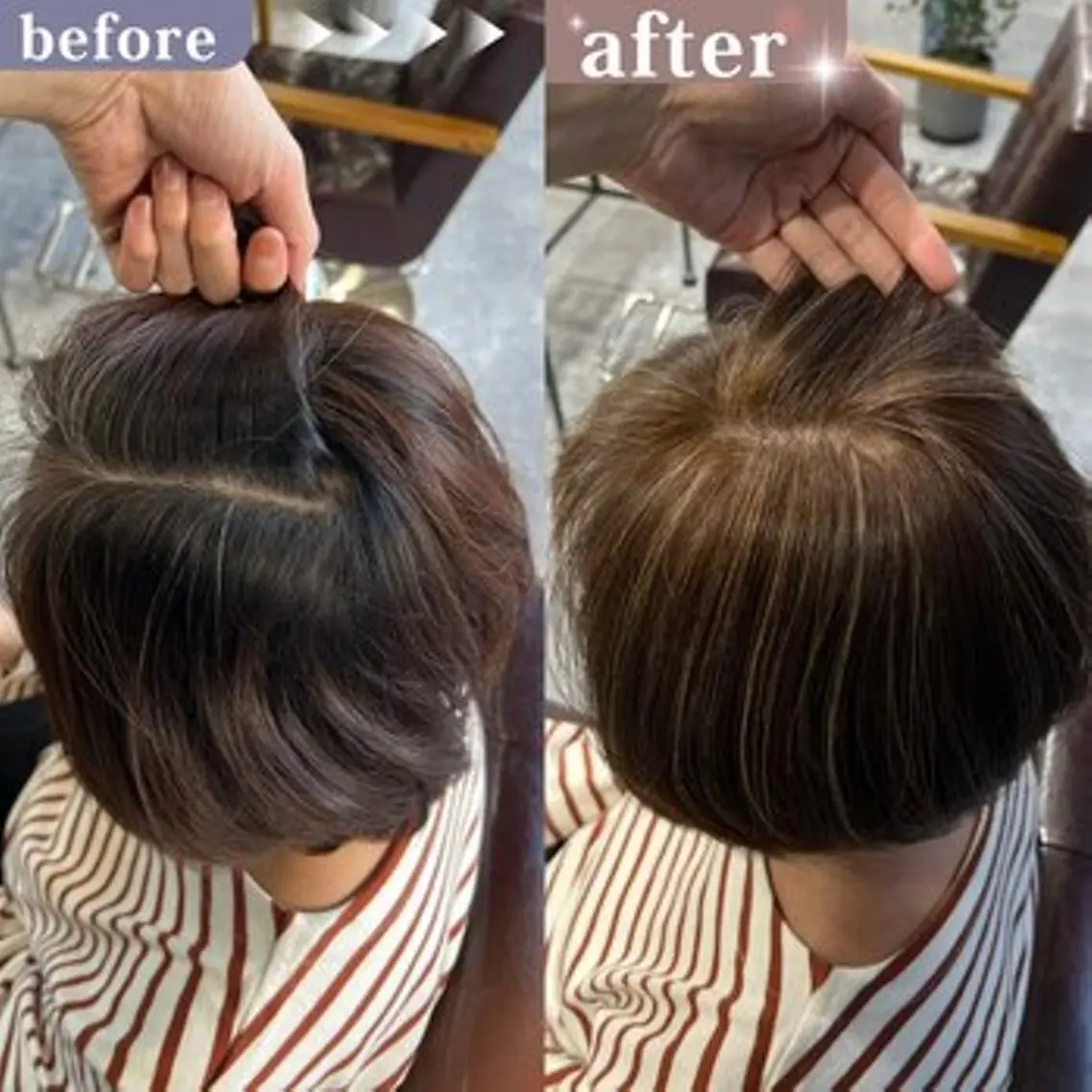 ショート カラー ハイライトカラー ハイライト カット ヘアカラー トリートメント 白髪ぼかしハイライト 【亀有】山本のヘアスタイル