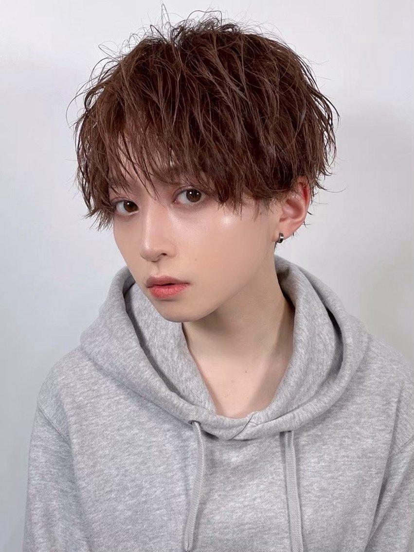 パーマ メンズ メンズパーマ パーマ メンズパーマ 特化美容師りつきのヘアスタイル