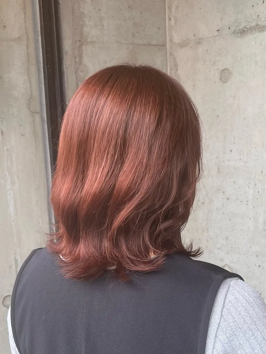 ミディアム 縮毛矯正 トリートメント ✅似合わせ レイヤーカット梅澤徹のヘアスタイル