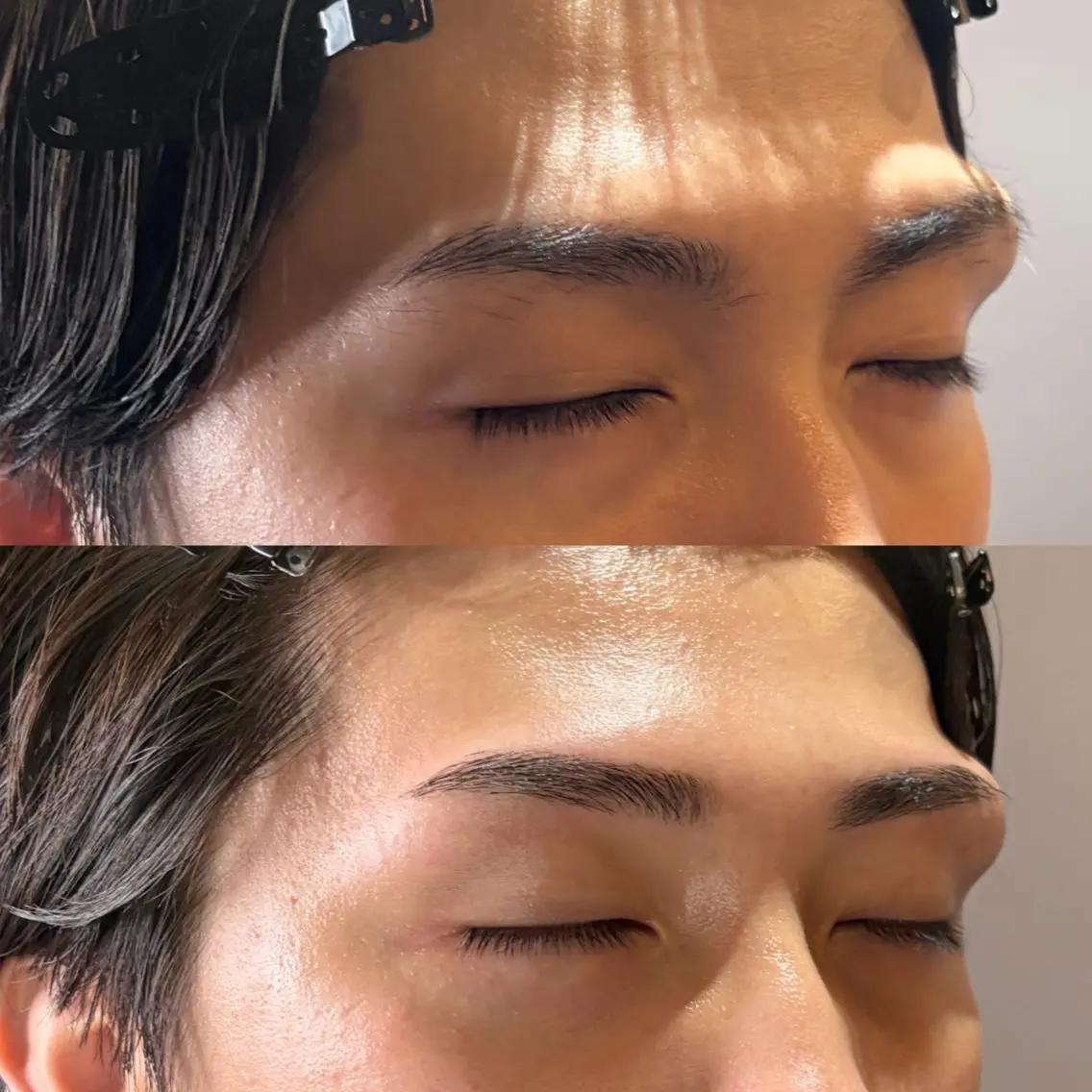 🥨メンズ眉毛脱毛+パーマ🥨の写真