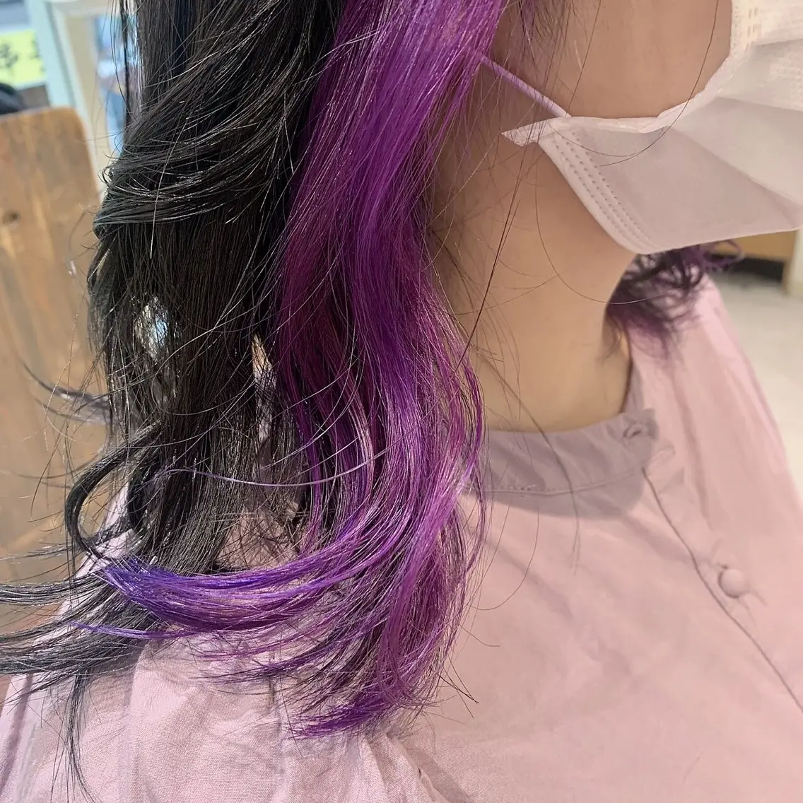 🍇メンテナンスカット✂︎インナーカラー＋1stepトリートメント🍇の写真