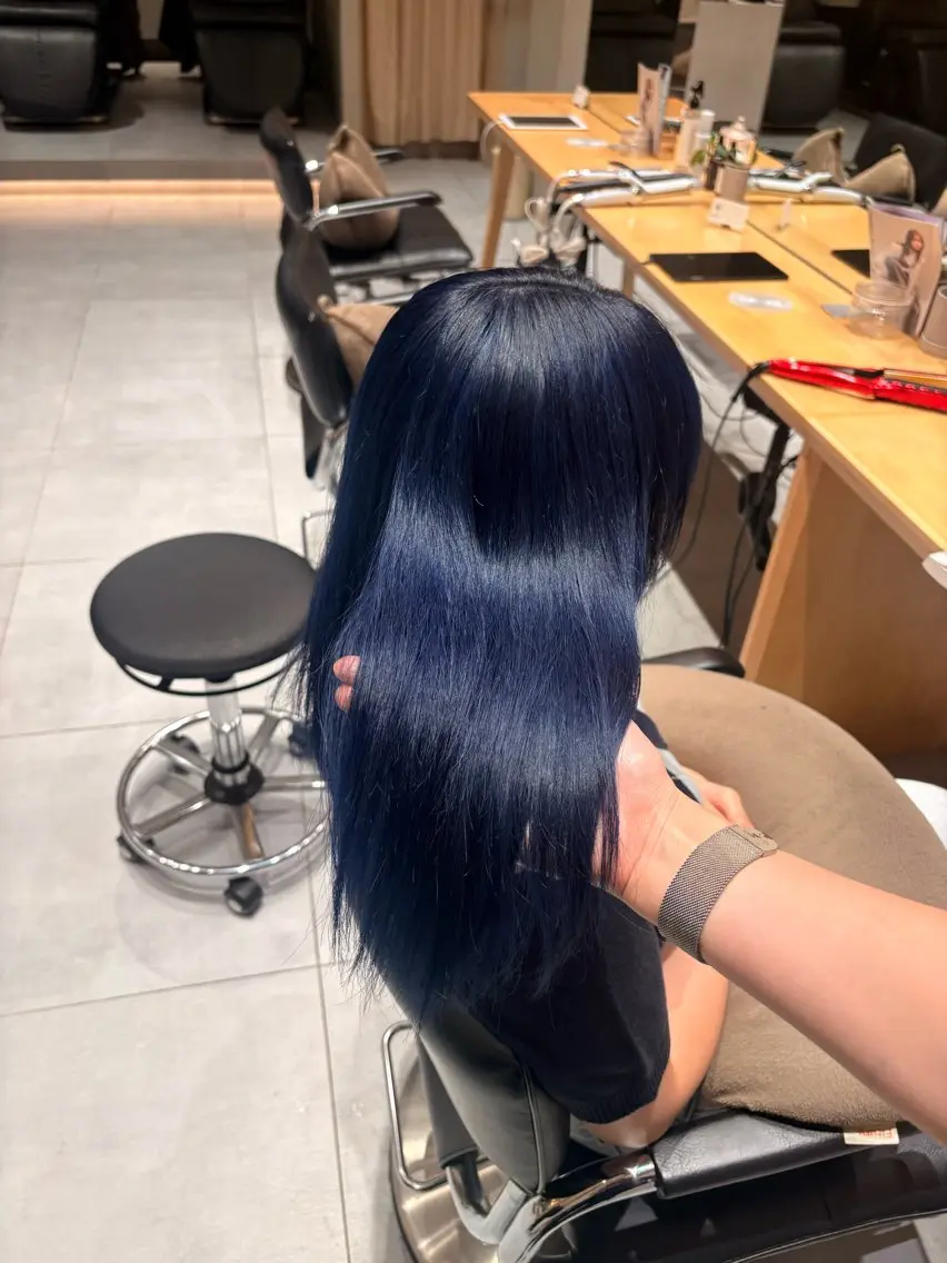 ロング ヘアカラー トリートメント 🌻花音🌻メンズ /艶カラー/Wカラーのヘアスタイル