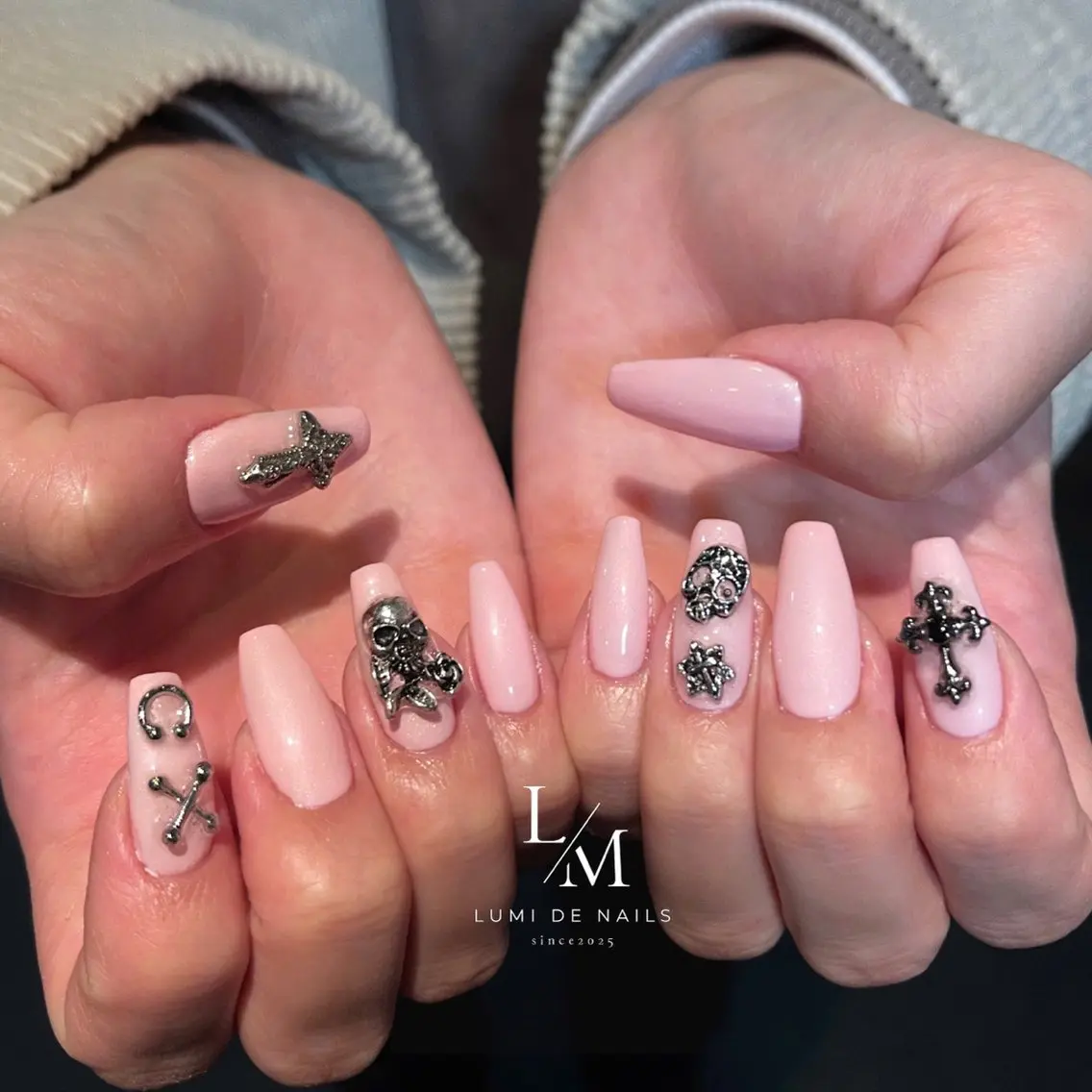 ネイル シンプルネイル ハンドネイル Lumi de nailsのネイルデザイン