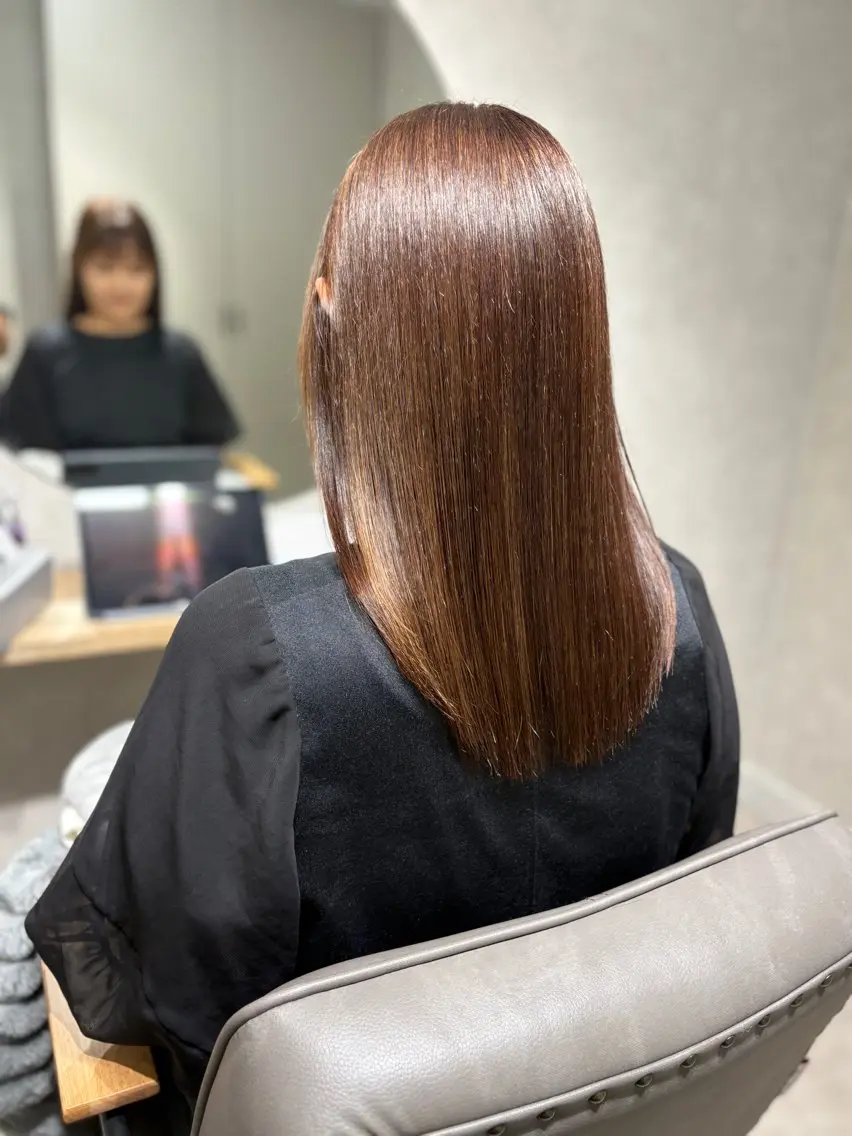 セミロング 縮毛矯正 縮毛矯正 ✨NEW OPEN/ 美髪矯正/山田千里✨のヘアスタイル
