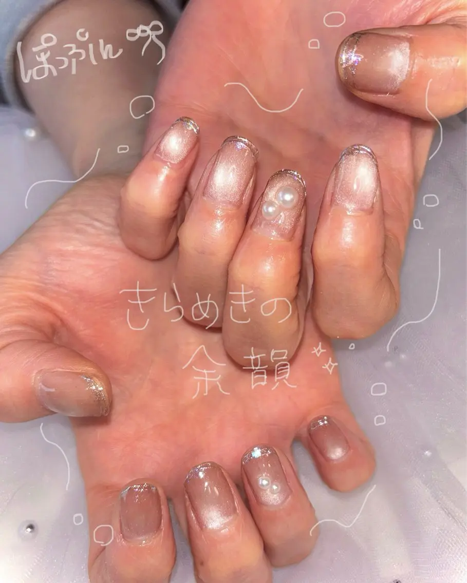 ネイル オフィスネイル ぽっぷん satomiのネイルデザイン