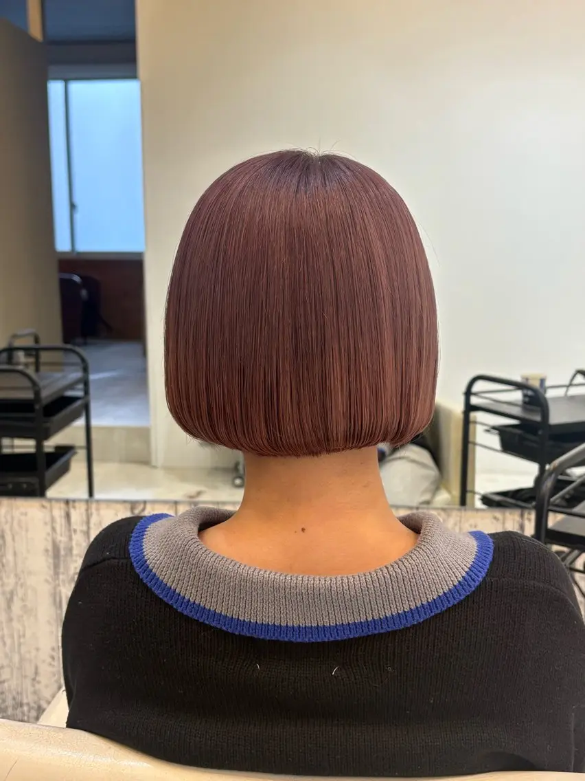 ショート カラー ブリーチ ピンクカラー カット ヘアカラー 💫ワカ/松本/ カットモデル募集中のヘアスタイル