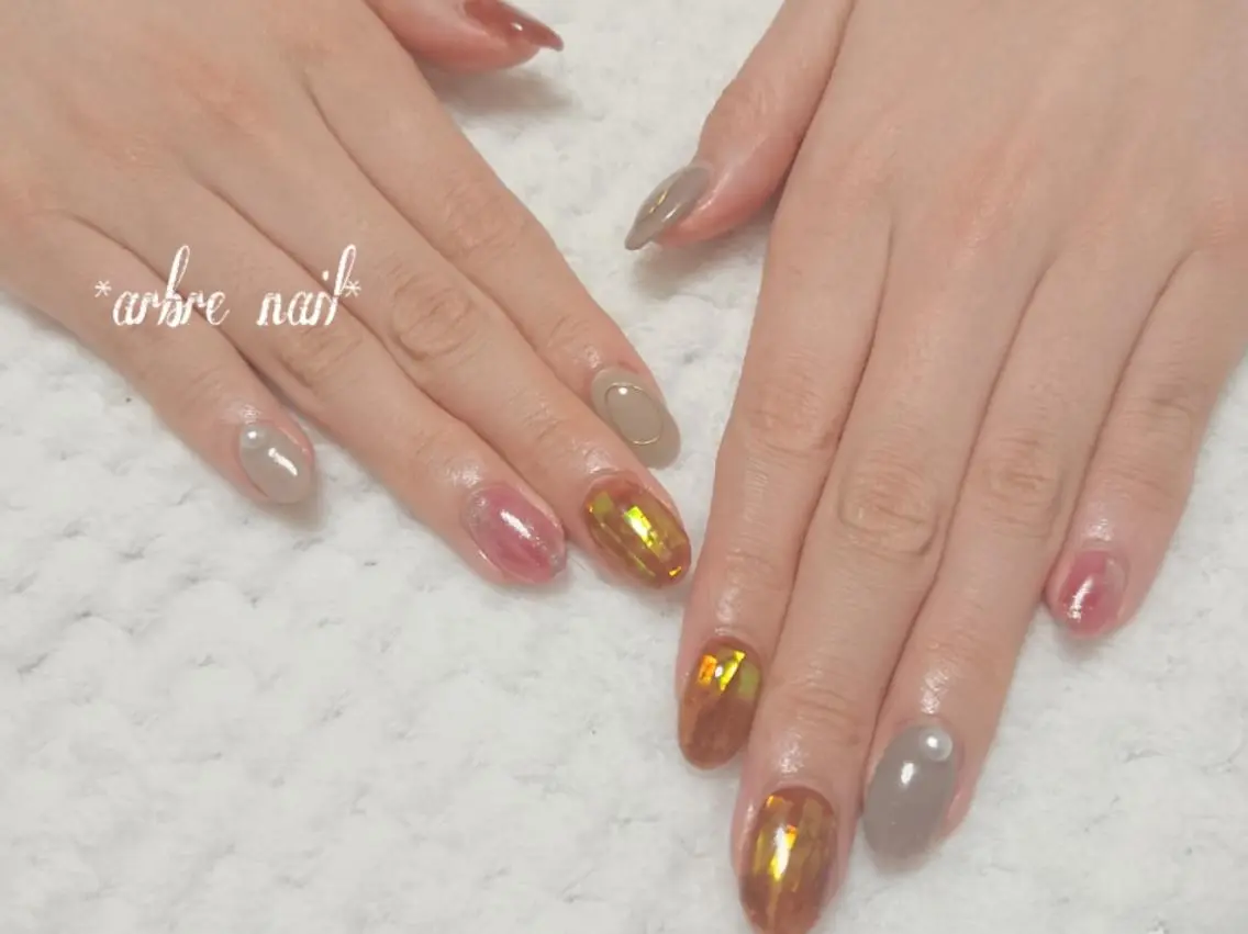 ネイル ✯.。 arbre  nail 。✯.のネイルデザイン