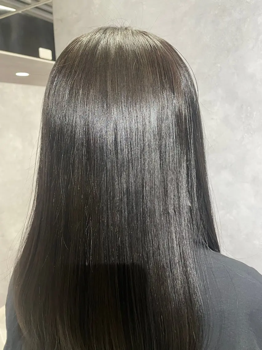 ロング カラー 髪質改善 トリートメント fee 小倉店 EMIのヘアスタイル