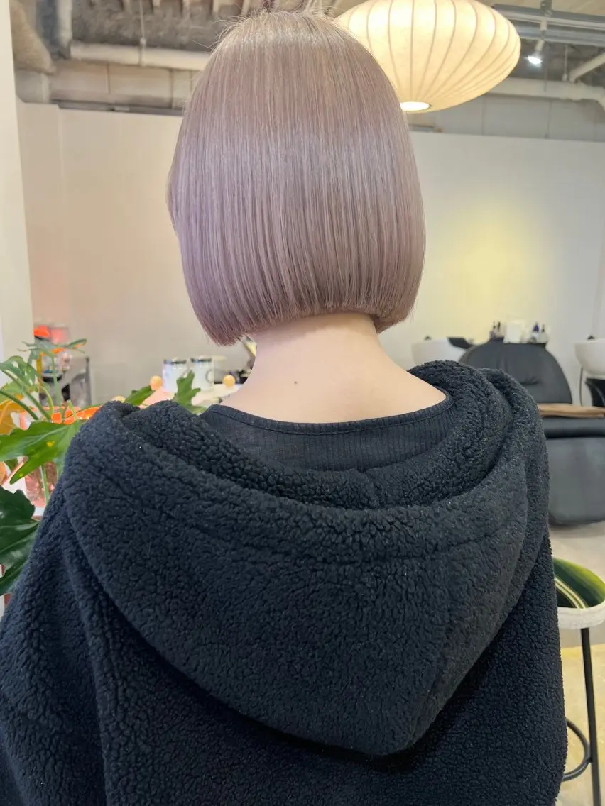 ショート カラー ヘアカラー 🫧suzuno 🫧ブリーチ強化のヘアスタイル