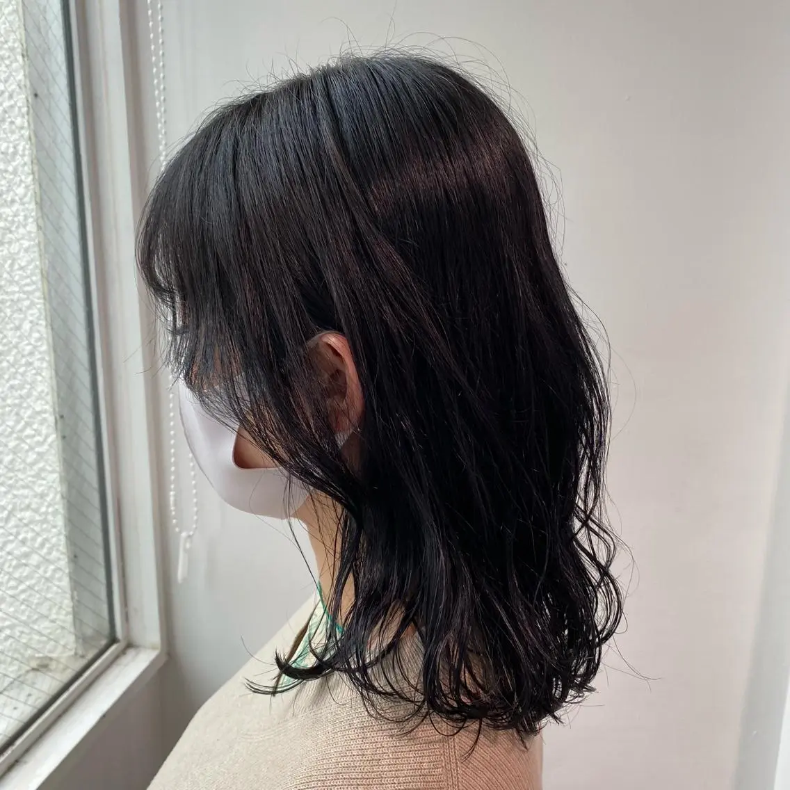 ミディアム カラー センターパート特化 井上健太のヘアスタイル