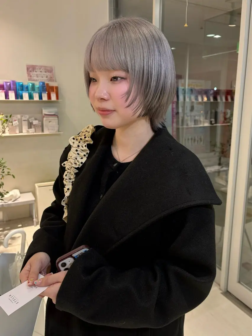 ショート カラー カット ヘアカラー 浅野 匠のヘアスタイル