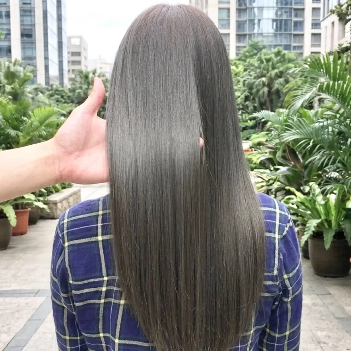 〔💎人気No.2💎極艶ヘアーに🌿〕ULTOWA髪質改善フルコース&1カラー&メンテナンスカット&ナノスチームTRの写真