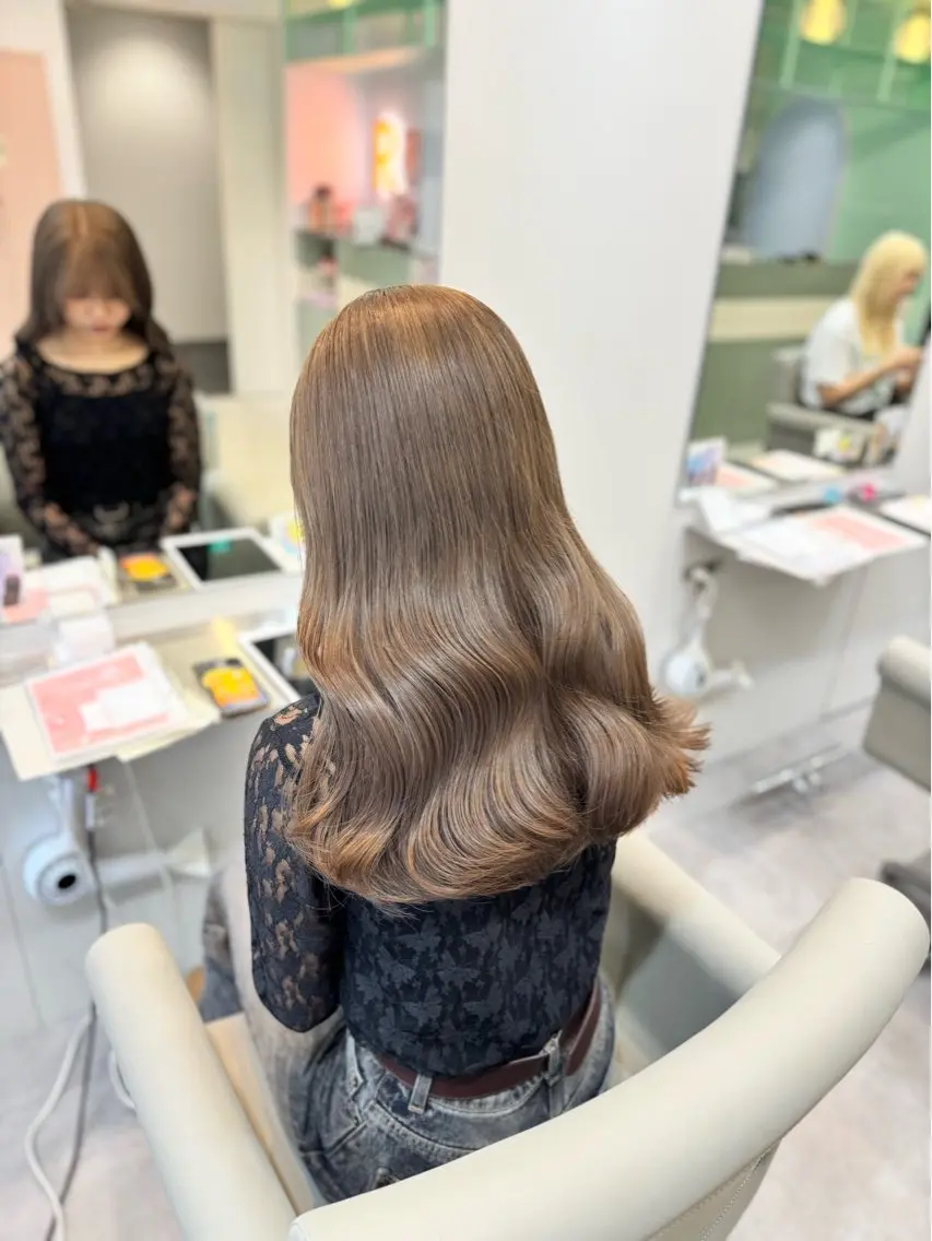 ロング カラー ヘアカラー 🩵KUREA🩵 /似合わせカットのヘアスタイル