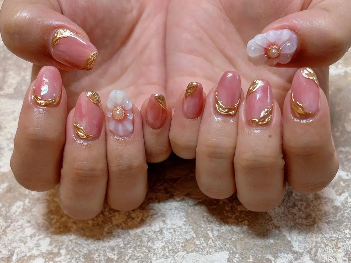ネイル ハンドネイル LOVE NAIL 💕Sonoのネイルデザイン