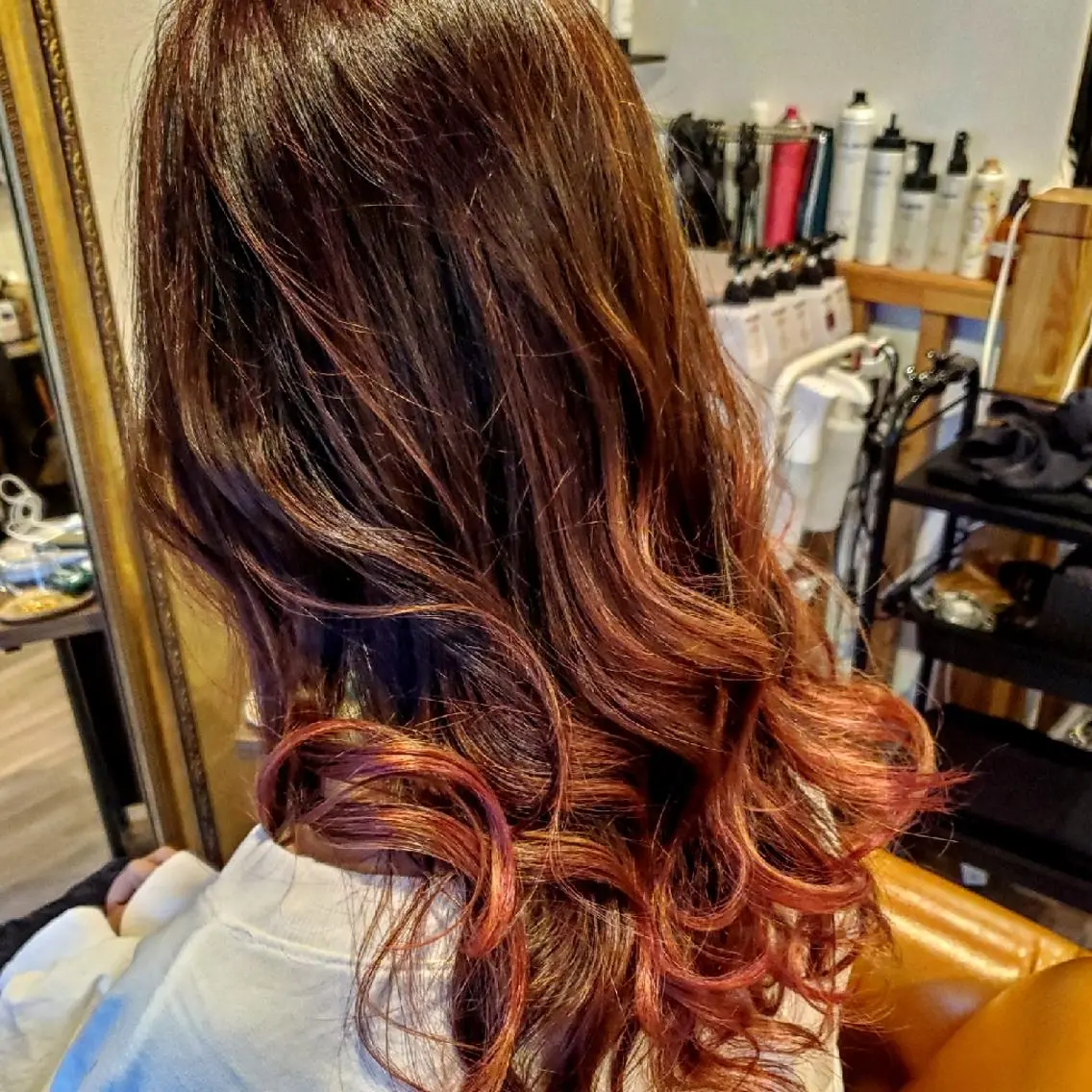 ロング カラー アディクシーカラー ブリーチ グラデーションカラー ハイライトカラー 外国人風カラー ヘアカラー spa hair ark 富井直美のヘアスタイル