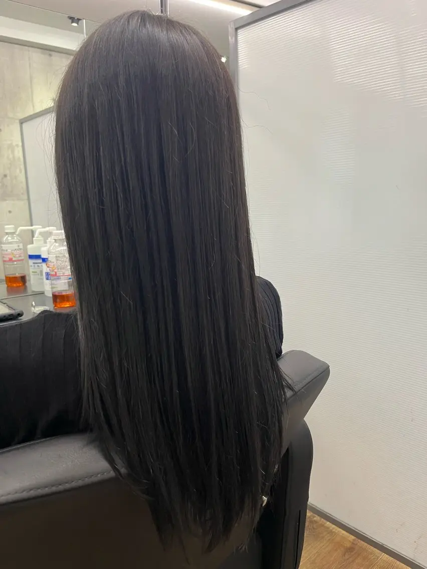 ロング カラー 永井 脩弥のヘアスタイル