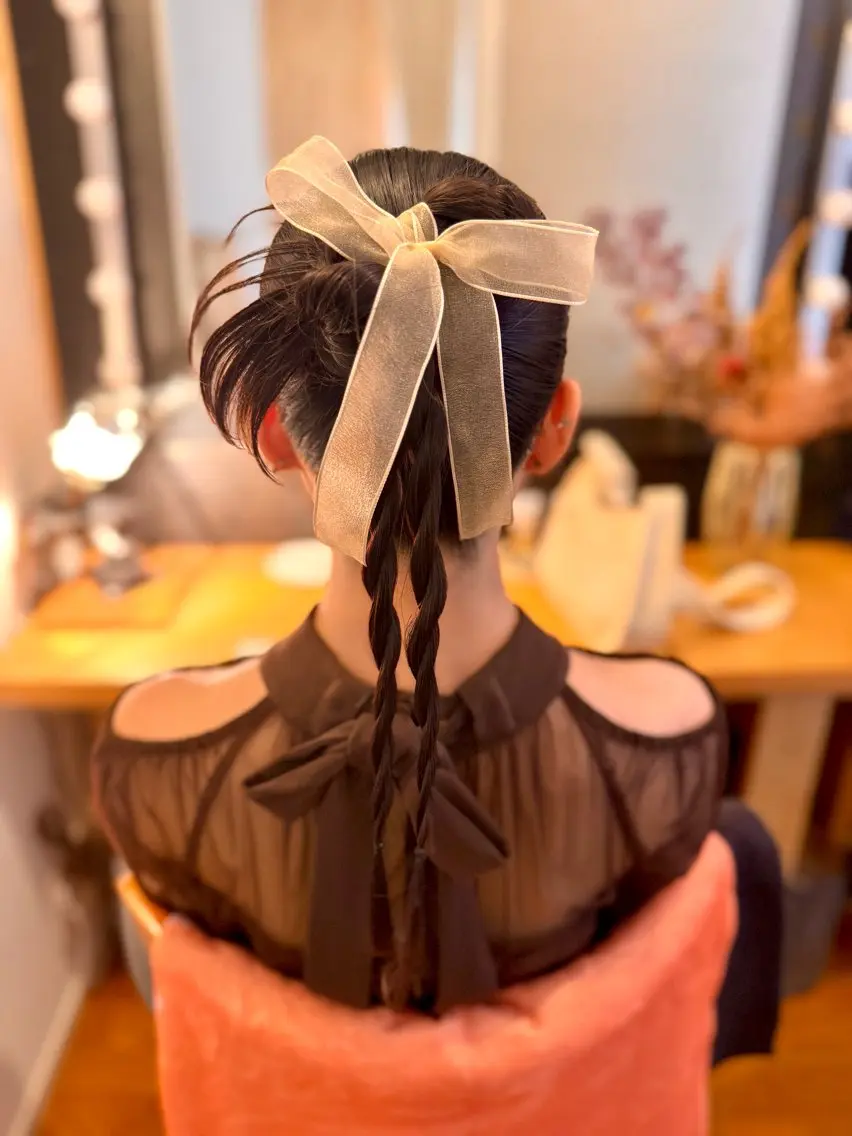 ロング 札幌円山ヘアメイク/ バーガスのヘアスタイル