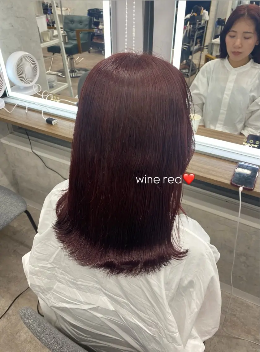 セミロング カラー ヘアカラー limitみづき🌙 レイヤーカットのヘアスタイル