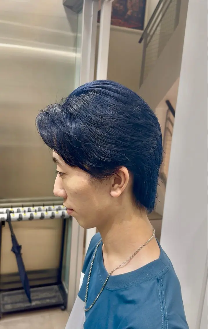 ミディアム ヘアカラー 【メンズ特化美容室】 LIBERのヘアスタイル