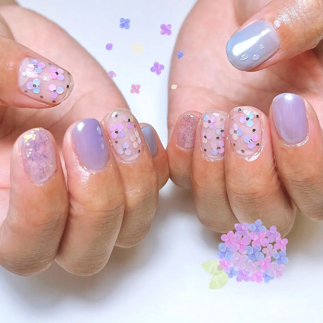 ネイル ハンドネイル いちごパフェ ゆいのネイルデザイン