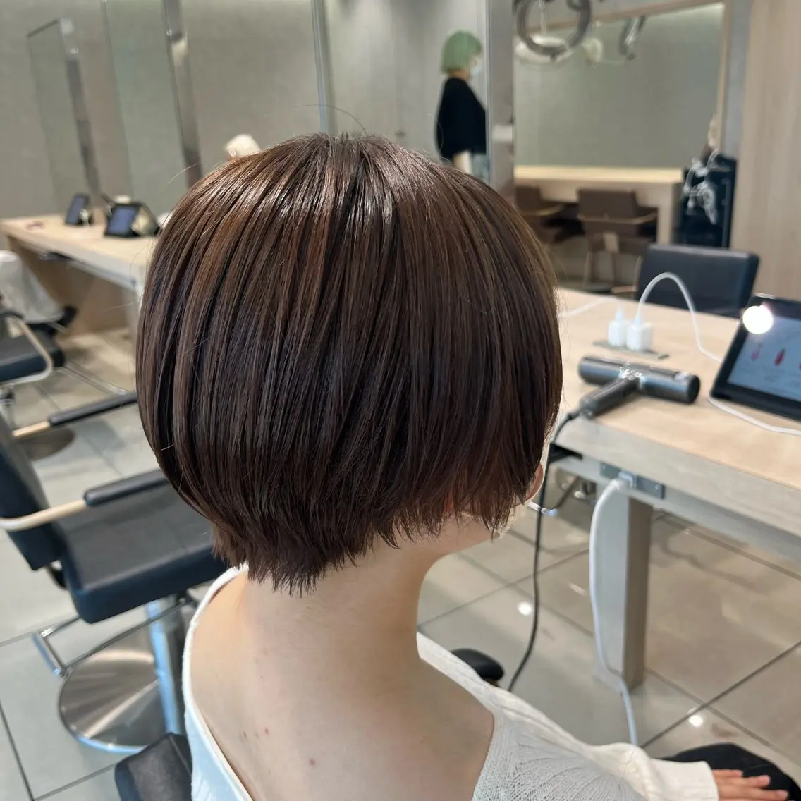 ショート ショートヘア カット トリートメント 巖本 真希のヘアスタイル