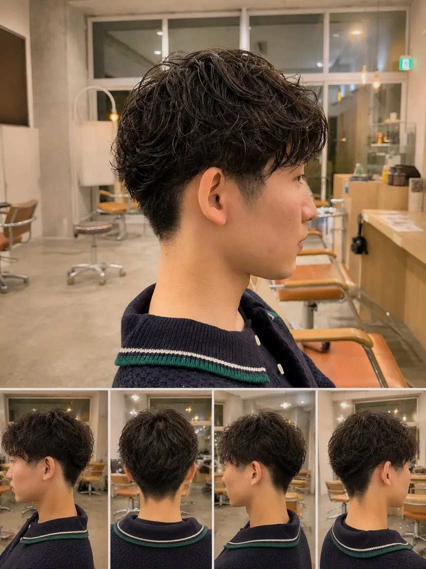 ⚡️メンズカット&ニュアンスパーマ&頭皮クレンジングスパ⚡️の写真