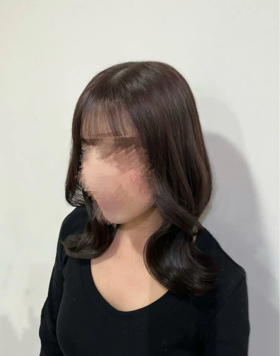 ミディアム カラー ブラウンカラー オリーブブラウン ヘアカラー 🎀仙台/レイヤー /暖色/ありさ🎀のヘアスタイル