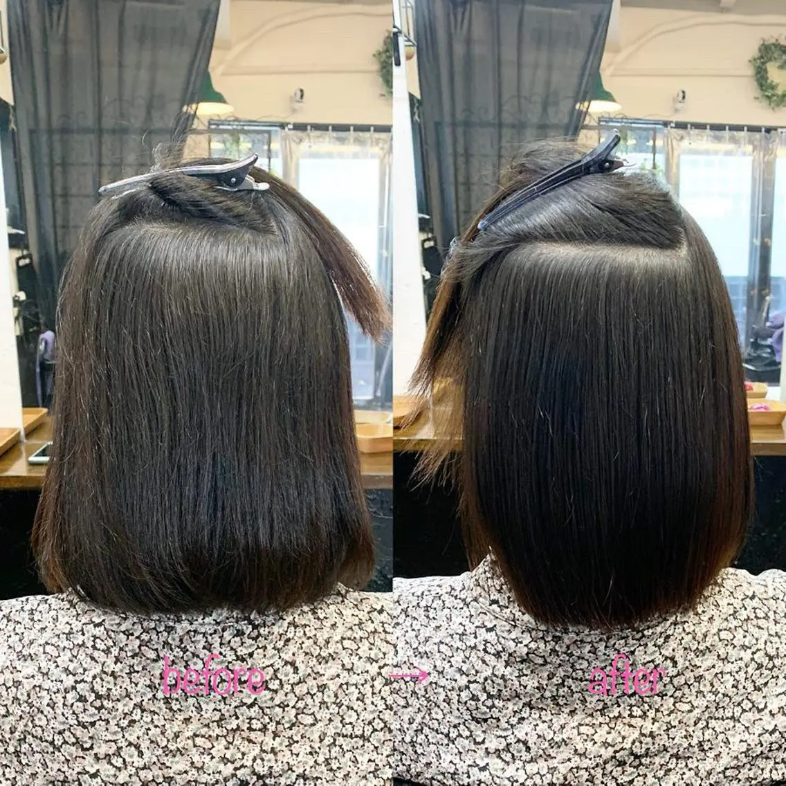ショート カット 縮毛矯正 トリートメント 縮毛矯正&髪質改善 MAILHAIRのヘアスタイル