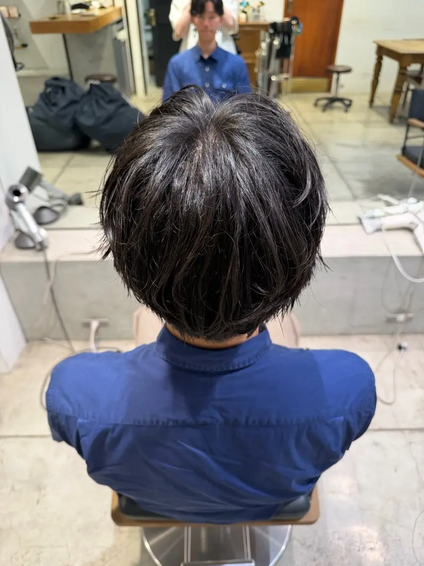 ミディアム メンズカットカラー/ ヘッドスパ☾/ユナのヘアスタイル