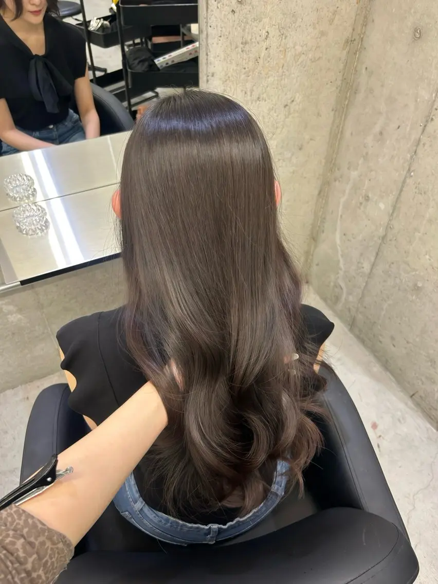 ロング ヒナ|縮毛矯正| 髪質改善|大和西大寺のヘアスタイル