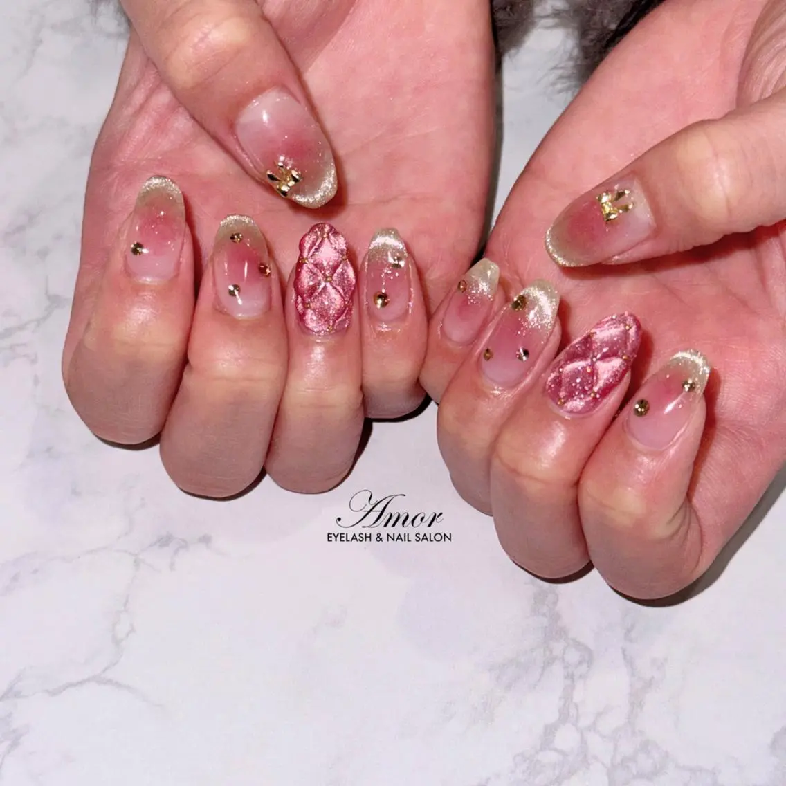 ネイル 持ち込み ハンドネイル Nailist ★Amo★のネイルデザイン