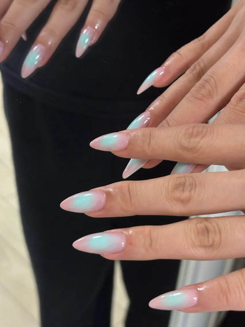 ネイル キラキラネイル 韓国ネイル マグネットネイル 夏ネイル ワンホンネイル ハンドネイル Sully Nail  Labのネイルデザイン